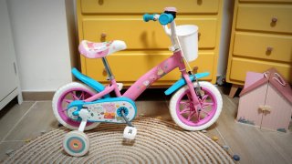 Bicicleta Peppa Pig 12" Rosa
