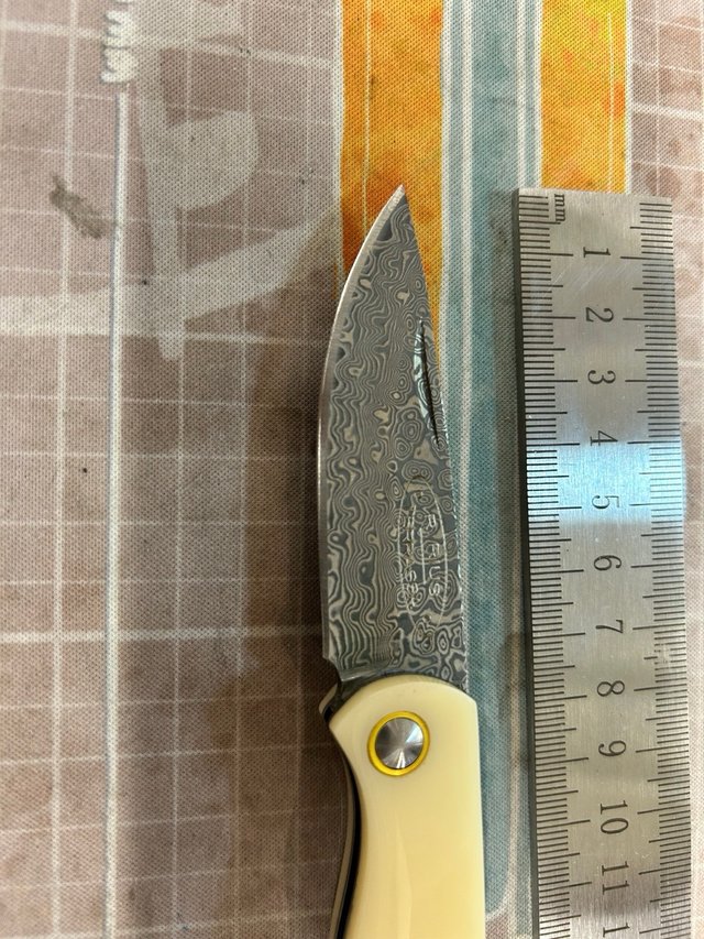 Navaja R.RIUS Acero Damasco 67 capas