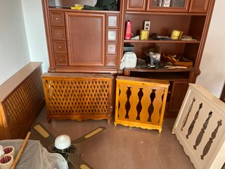 4 Tapa-radiadores de Madera