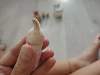 Familia Conejos Sylvanian con 3 Camas Bebé