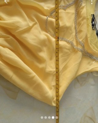 Casacca donna taglia unica gialla