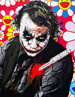 Death Nyc Joker & K. Haring Litografia 45x32