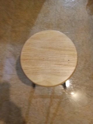 Taburete plegable madera y metal