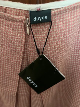 Pantalón culotte/ palazzo Duyos rosa talla única