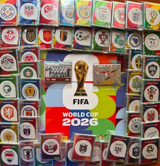 Colección Sin pegar Mundial 26 Stickers Panini