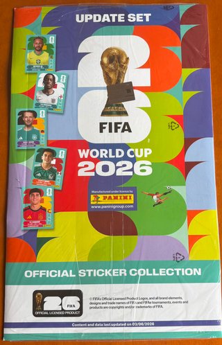 Colección Sin pegar Mundial 26 Stickers Panini