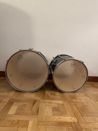 Batería acústica Tama RockStar doble bombo  8 pzas