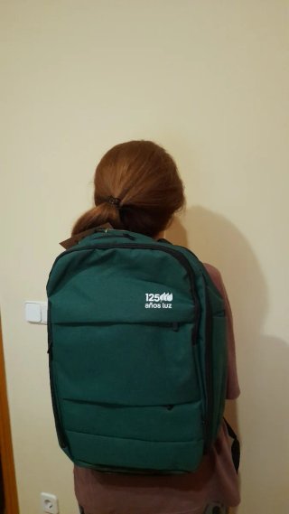 Mochila Iberdrola 125 años luz conmemorativa