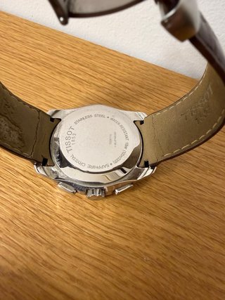 Reloj Tissot Cronógrafo Acero y Piel Marrón