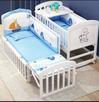 Cuna convertible en cama
