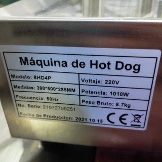 Máquina Perritos Calientes 4 Pinchos