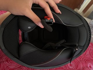 Casco de moto LS2 negro