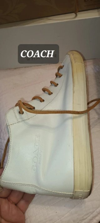 Coach Sneakers Piel Caña Alta Talla 39