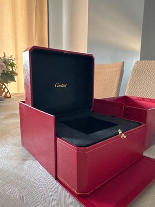 Caja Cartier Reloj Roja Original