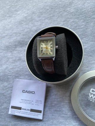 Reloj Casio Vintage Cuadrado Correa Marrón