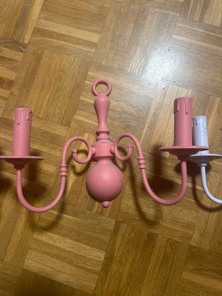 3 Apliques Dobles Pared Metal