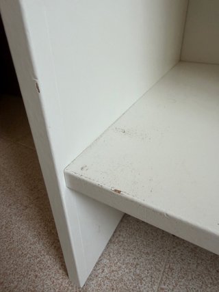 Mueble auxiliar blanco multifunción