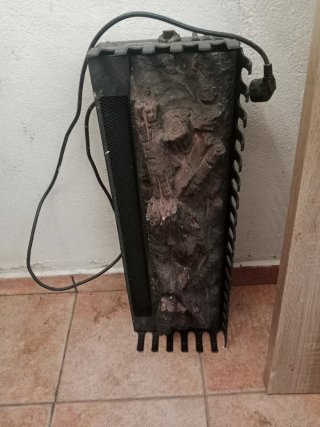 Estufa eléctrica decorativa