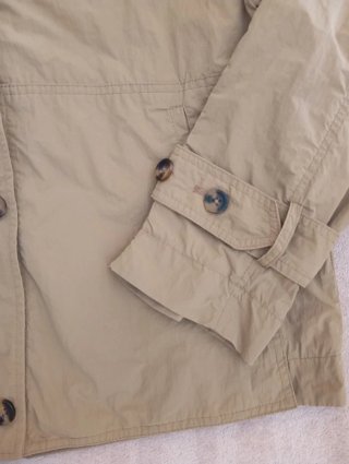 Trench Zara Beige Mujer Corta