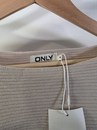 Jersey Only Mujer Talla M Beige