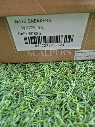 Zapatillas Scalpers Blancas Talla 43 NUEVAS