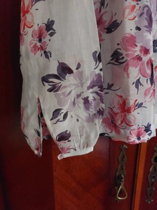 Blusa Massimo Dutti floral multicolor