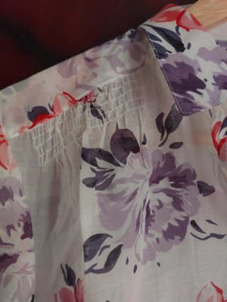 Blusa Massimo Dutti floral multicolor