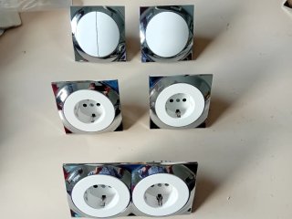 Material Simón 88 - Cromado blanco