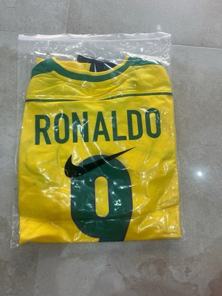 Camiseta Brasil 1998 Ronaldo 9 Nike Talla M