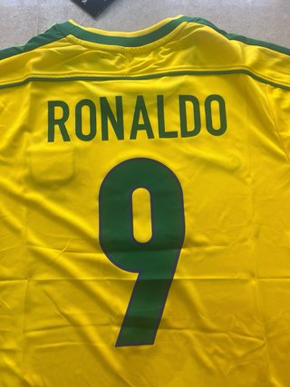 Camiseta Brasil 1998 Ronaldo 9 Nike Talla M