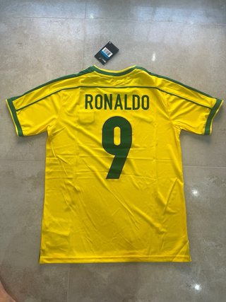 Camiseta Brasil 1998 Ronaldo 9 Nike Talla M