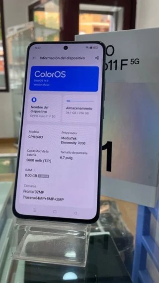 Oppo Reno11 F 5G Verde 256GB