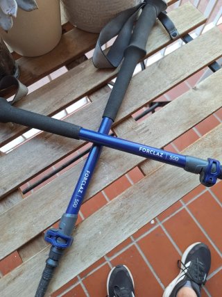 Bastones Trekking Forclaz 500 Azul