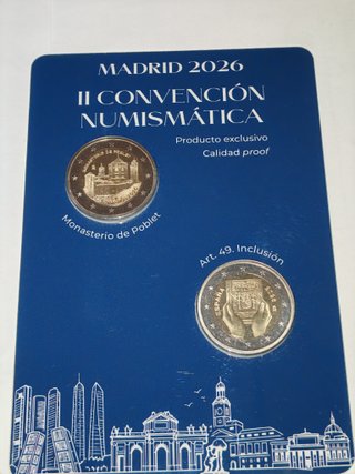 Coincard FNMT Madrid 2026 II Convención Numismátic