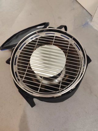 Lotus Grill barbacoa sin humo funda negra