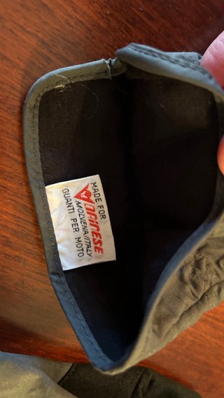 Guantes Dainese Talla XL Años 80