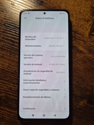 Xiaomi Redmi Note 11 Pro 5G Nero