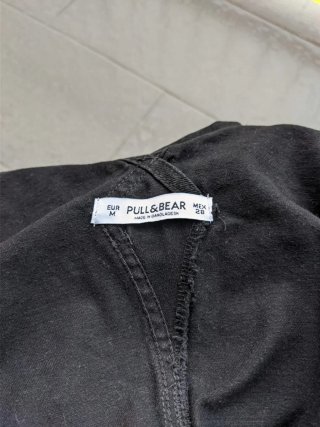Peto Vestido Negro de Pull&Bear