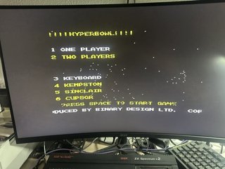 Hyperbowl - Juego ZX Spectrum Mastertronic