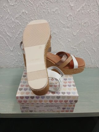 Sandalias cuña Oh My Talla 41 sin estrenar