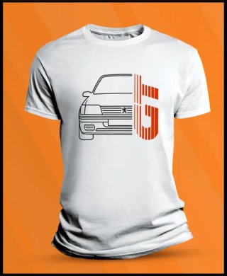 Camiseta manga corta Peugeot 205 GT