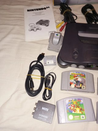 Nintendo 64 Consola + Juegos y Accesorios
