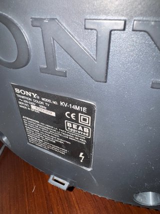 Televisor Sony Trinitron Antiguo