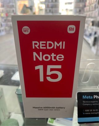 Xiaomi Redmi Note 15 256GB Nuevo