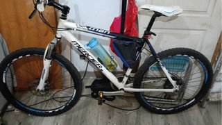 Bicicleta Mercier Blanca y Azul