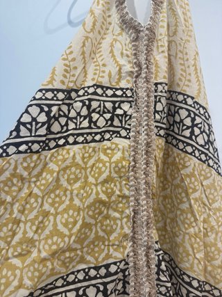 Vestido largo algodón boho India