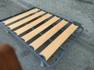 Somier 135x190cm Metal y Madera 640513971