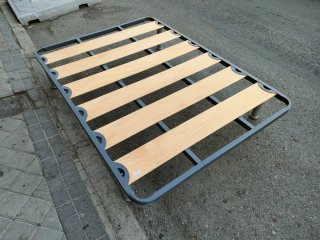 Somier 135x190cm Metal y Madera 640513971