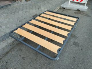 Somier 135x190cm Metal y Madera 640513971