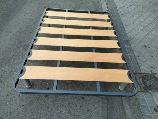 Somier 135x190cm Metal y Madera 640513971